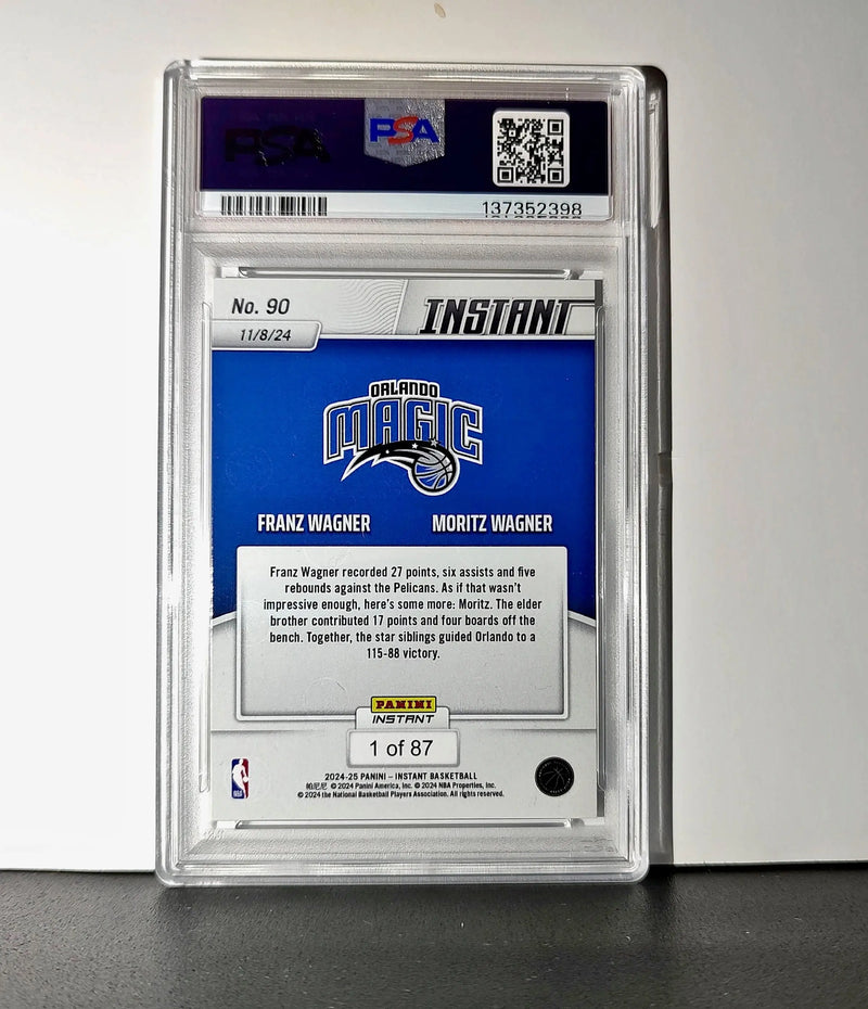 Franz Wagner / Moritz Wagner 2024 Panini NBA #90 Basketball PSA 10 Gem Mint