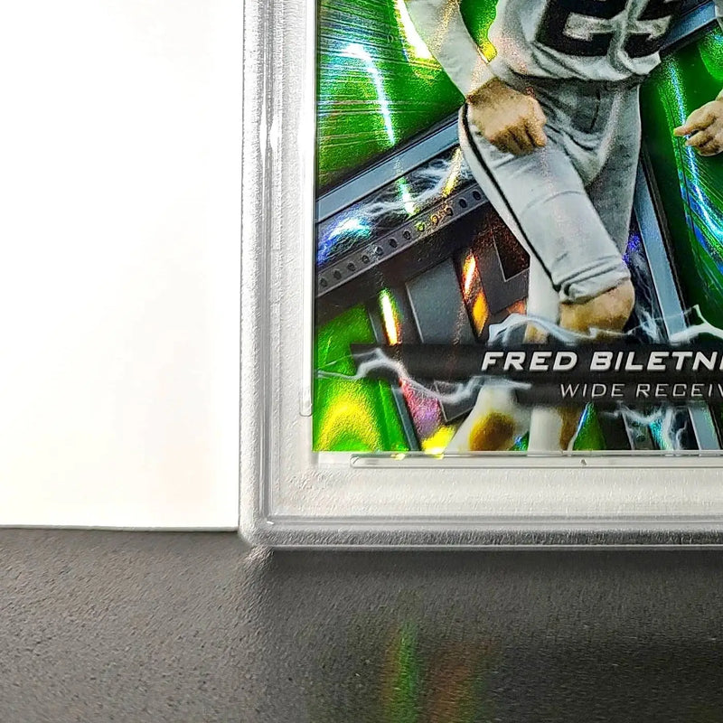 Fred Bilentnikoff 2023 Topps Resurgence 08/20 Lime Green Power Surge #81 PSA 10