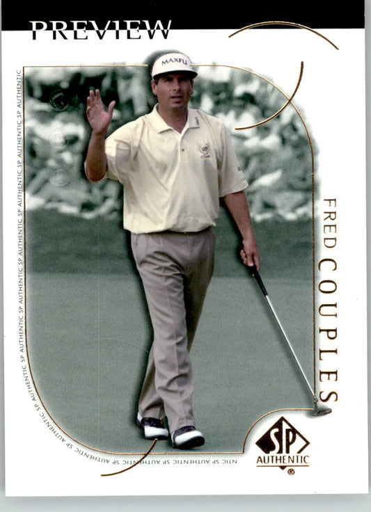 Fred Couples - 2001 Upper Deck - #3 - SP Authentic Preview Golf - Golf Card Single