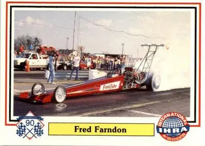 Fred Farndon - 1990 Checkered Flag IHRA - #80 - Racing - Racing Card Single