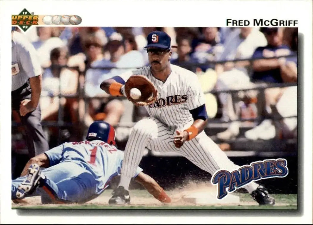 Fred McGriff 1992 Upper Deck MLB #344 Baseball Card San Diego Padres - Baseball Card Single