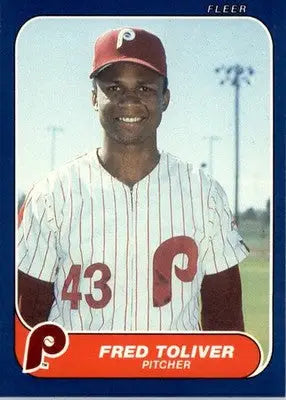 Fred Toliver - 1986 Fleer Update - #U-117 - Baseball - Baseball Card Single