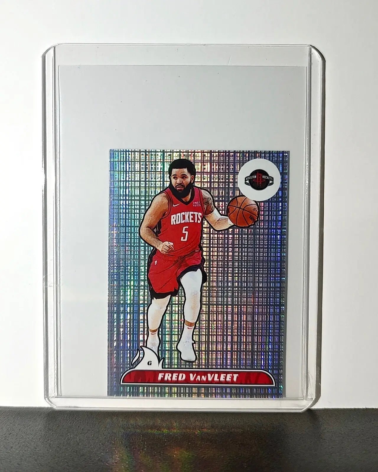 Fred VanVleet 2024-25 Panini NBA #344 Foil Sticker Card Houston Rockets - Basketball Card Single