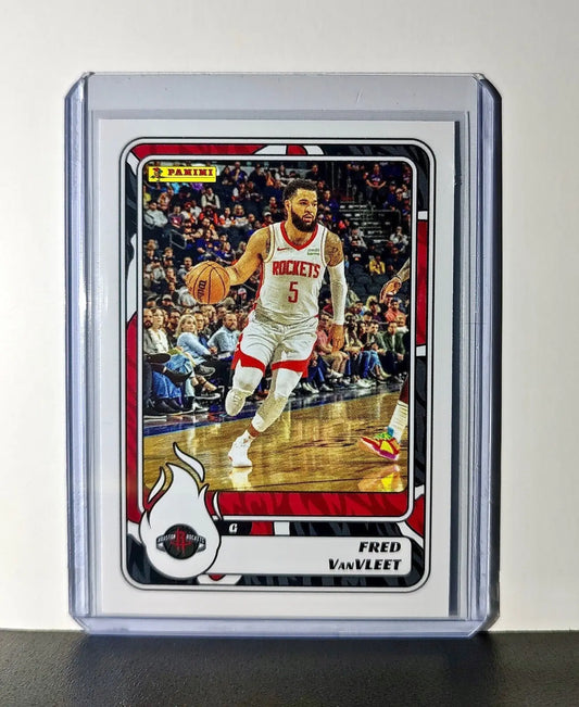 Fred VanVleet 2024-25 Panini NBA #7 Sticker Card Houston Rockets - Basketball Card Single