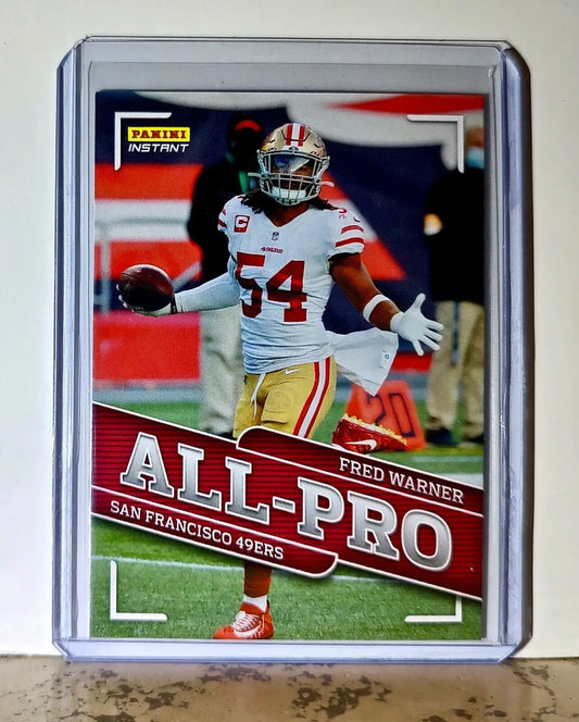 Fred Warner 2020 Panini All-Pro NFL #16 Football Card 1/241 San Francisco 49ers - Football Card Single