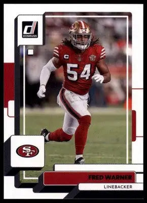 Fred Warner 2022 Donruss #28 San Francisco 49ers - Football Card Single