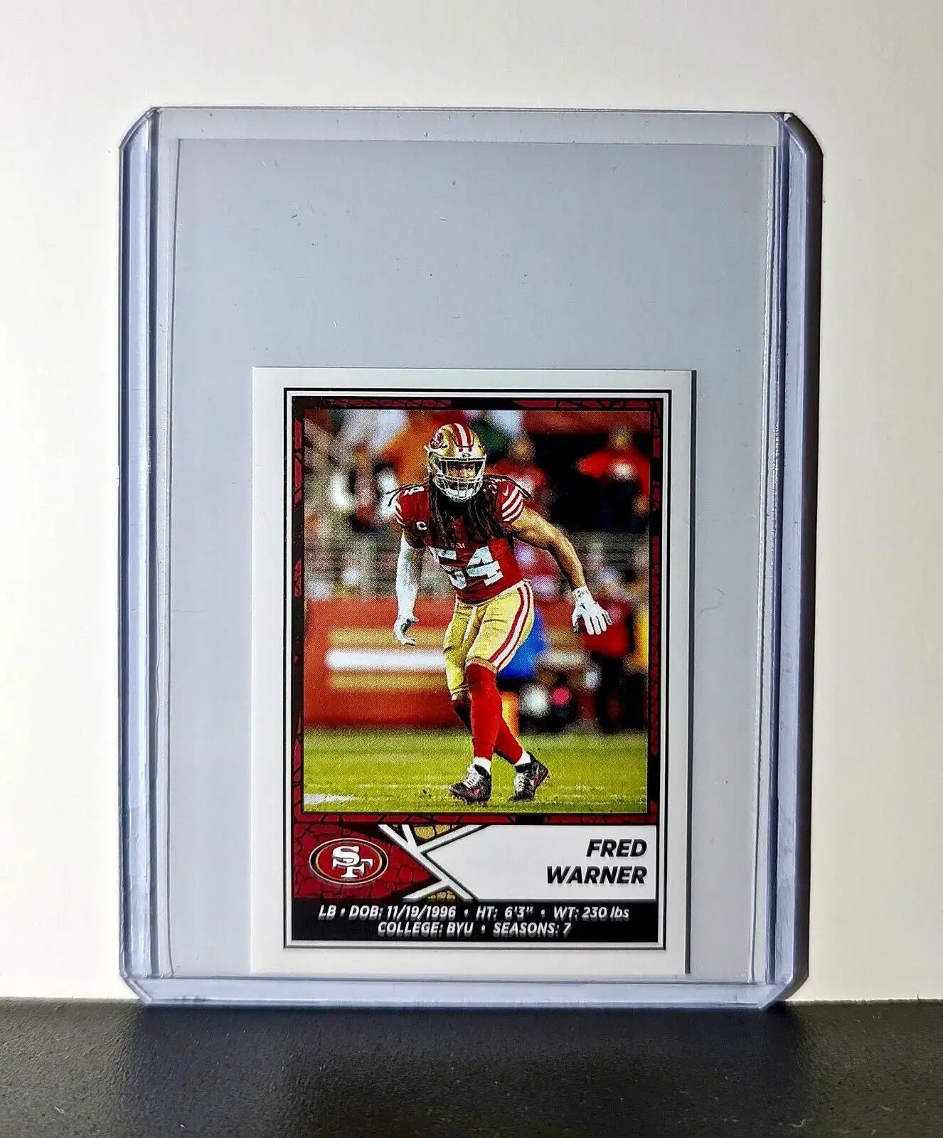 Fred Warner 2024 Panini NFL Sticker #531 San Francisco 49ers