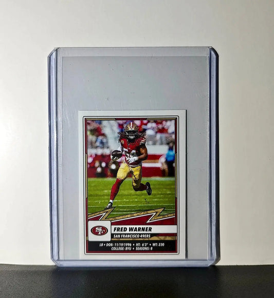 Fred Warner 2025 Panini NFL #528 Sticker San Francisco 49ers - Football Card Single