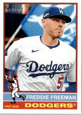 Freddie Freeman - 2025 Topps Heritage - #206 - Baseball - Baseball Card Single