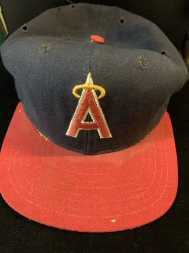 Worn California Angels baseball cap from Freddie Patek, signed with JSA authentication