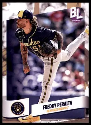 Freddy Peralta 2024 Topps Big League #37 Milwaukee Brewers - Baseball Card Single