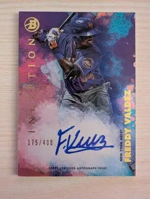 Freddy Valdez - 2021 Bowman Inception - #PA-FV - AU,SN Autographs Baseball - Baseball Card Single