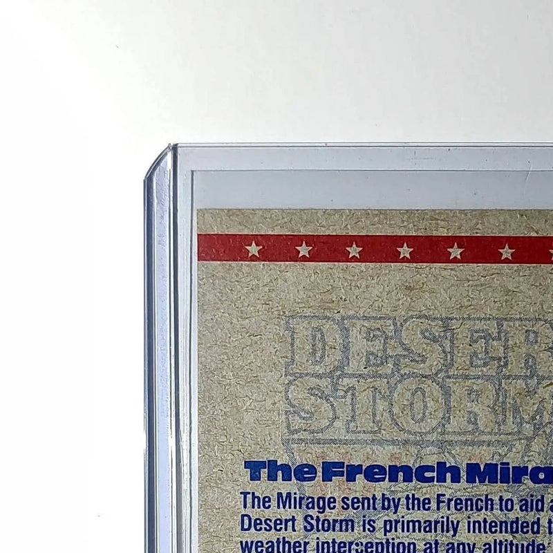 French Mirage Fighter 1991 Topps Desert Storm #18 Card