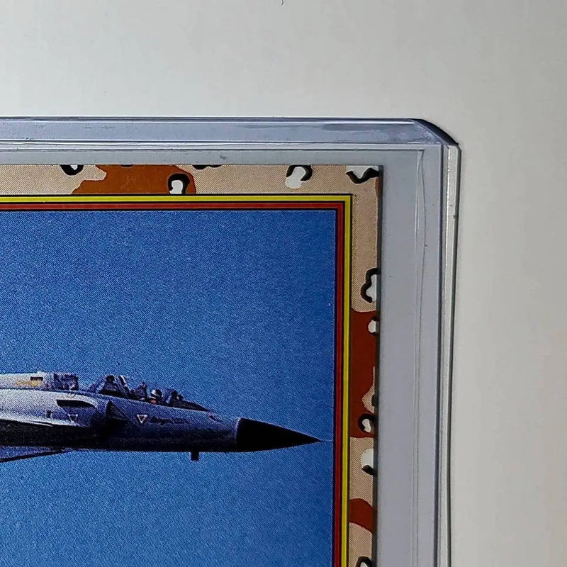 French Mirage Fighter 1991 Topps Desert Storm #18 Card