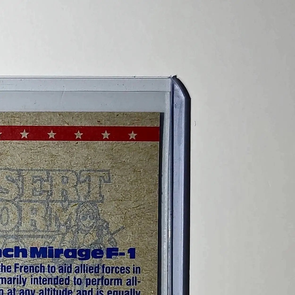 French Mirage Fighter 1991 Topps Desert Storm #18 Card
