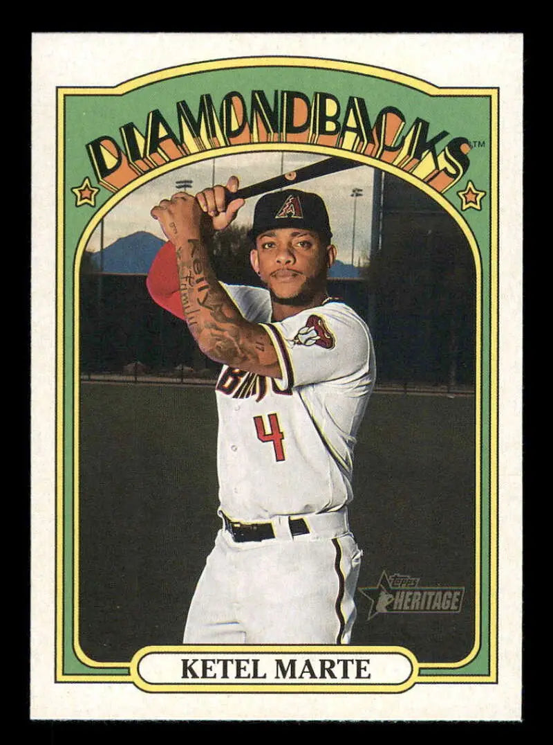 2021 Topps Heritage #83 Ketel Marte NM-MT Diamondbacks