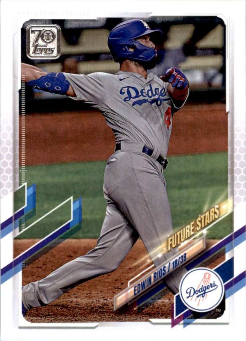 2021 Topps #393 Edwin Rios NM-MT Dodgers ID:46214