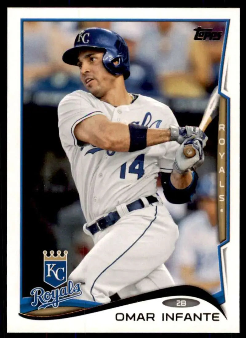 2014 Topps #433 Omar Infante NM-MT Royals ID:18796