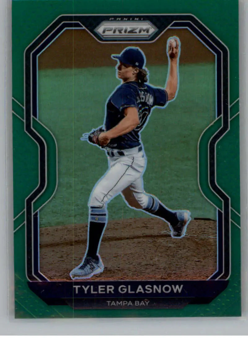 2021 Panini Prizm Green Prizm #134 Tyler Glasnow NM-MT Rays ID:45247