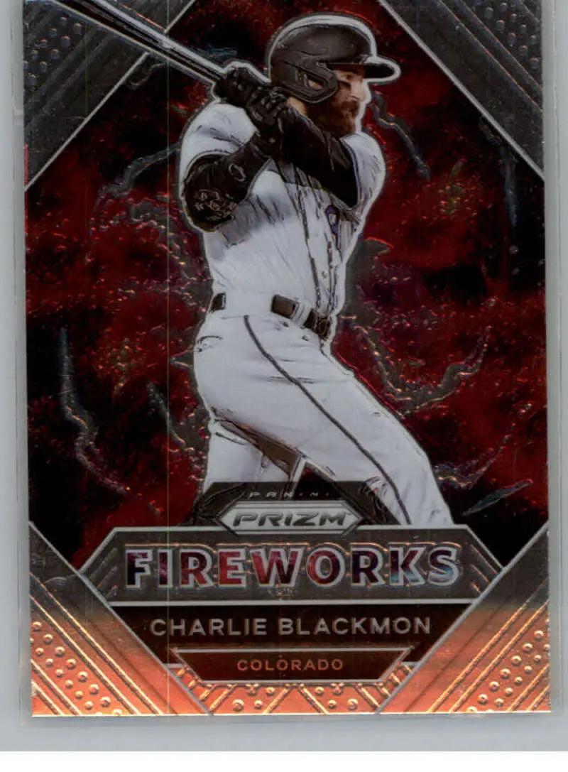 2021 Panini Prizm Fireworks #6 Charlie Blackmon NM-MT Rockies ID:47448