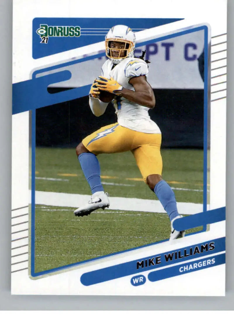2021 Donruss #76 Mike Williams NM Near Mint LA Chargers ID:66028