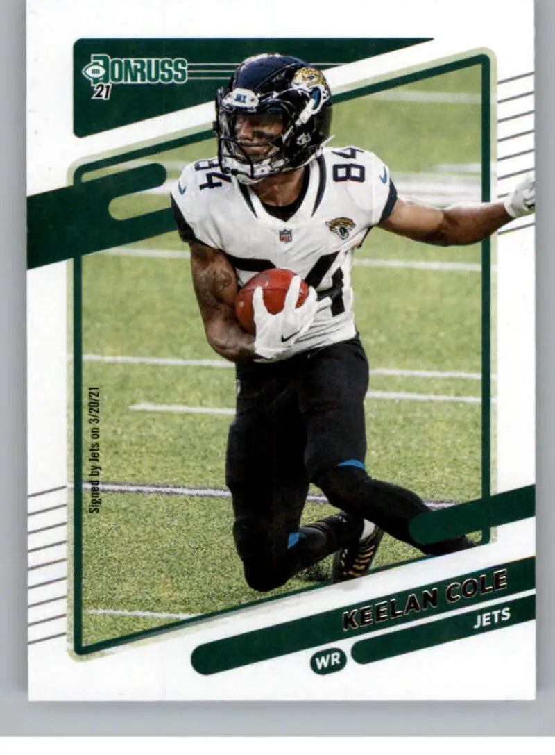 2021 Donruss #136 Keelan Cole NM-MT NY Jets ID:44452