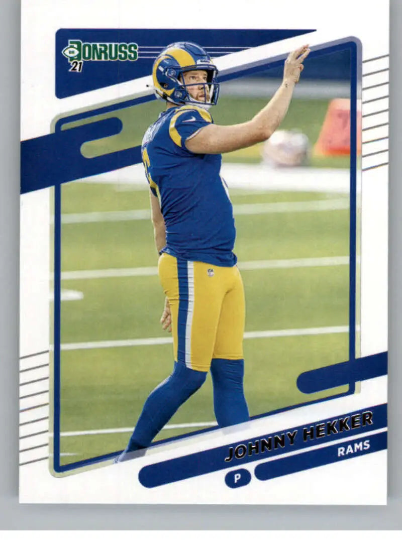2021 Donruss #146 Johnny Hekker NM Near Mint LA Rams ID:66030