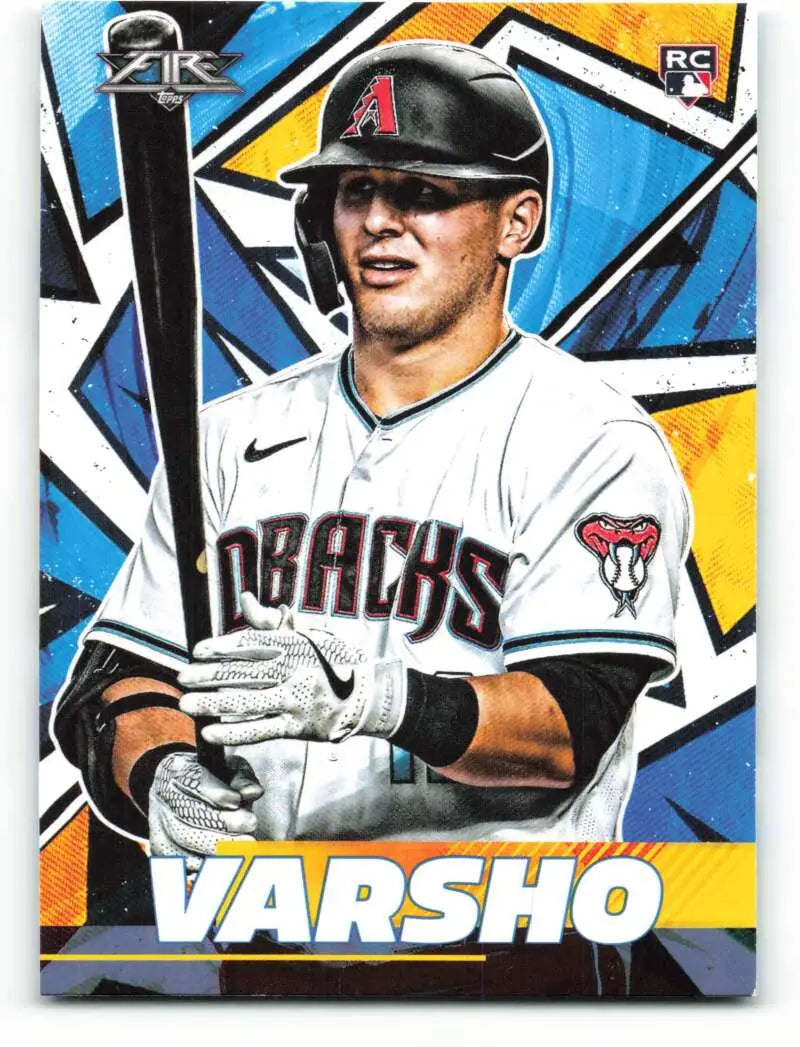 2021 Topps Fire #12 Daulton Varsho NM-MT RC Rookie Diamondbacks ID:45098