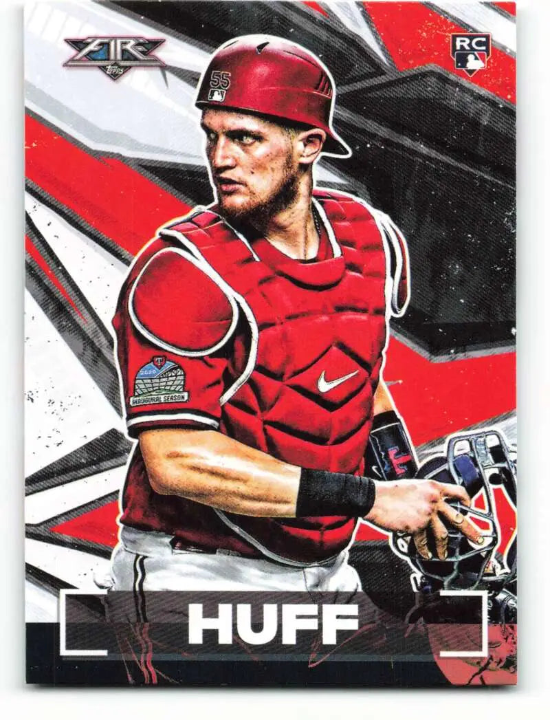 2021 Topps Fire #95 Sam Huff NM-MT RC Rookie Rangers ID:45126