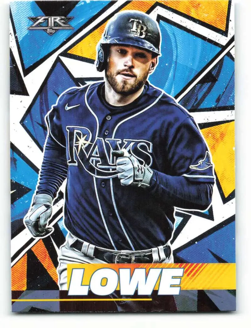 2021 Topps Fire #185 Brandon Lowe NM-MT Rays ID:45153