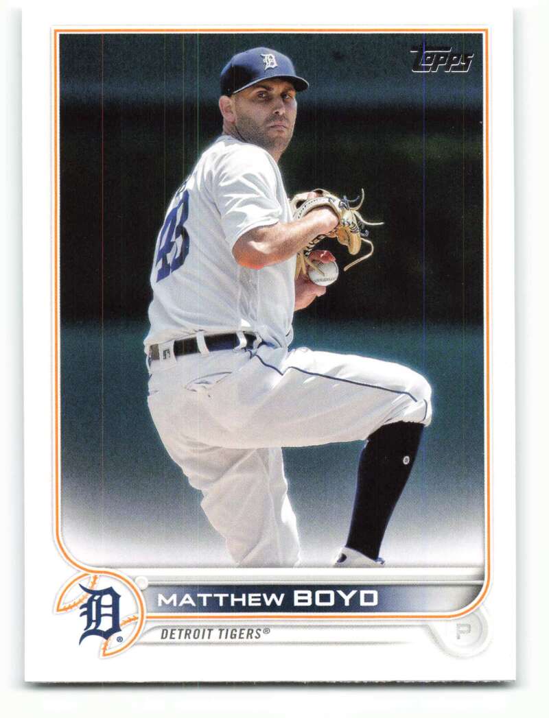 2022 Topps #128 Matthew Boyd NM-MT Tigers ID:47645