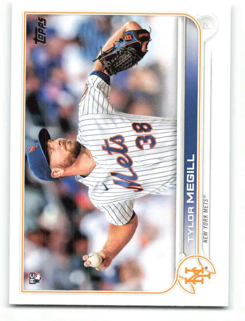 2022 Topps #134 Tylor Megill NM-MT RC Rookie Mets ID:42191