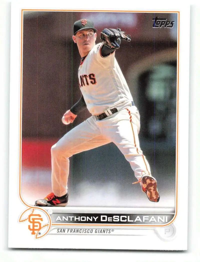 2022 Topps #137 Anthony DeSclafani NM-MT Giants ID:42195