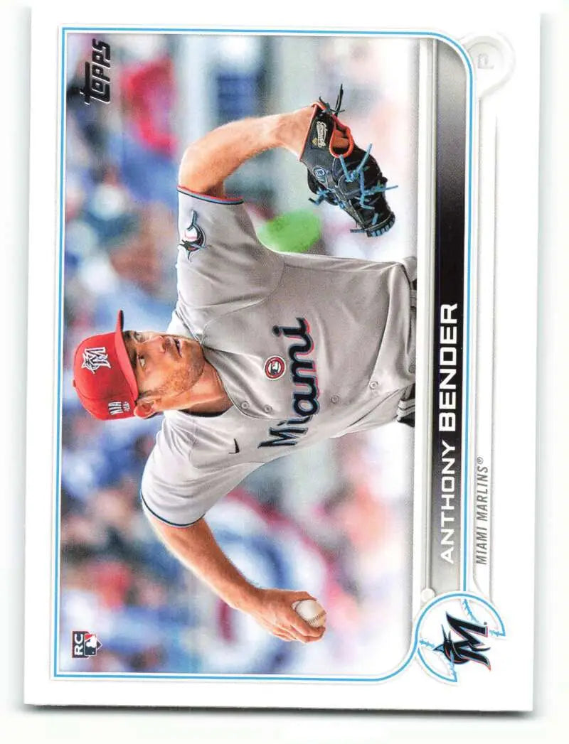 2022 Topps #160 Anthony Bender NM-MT RC Rookie Marlins ID:42198