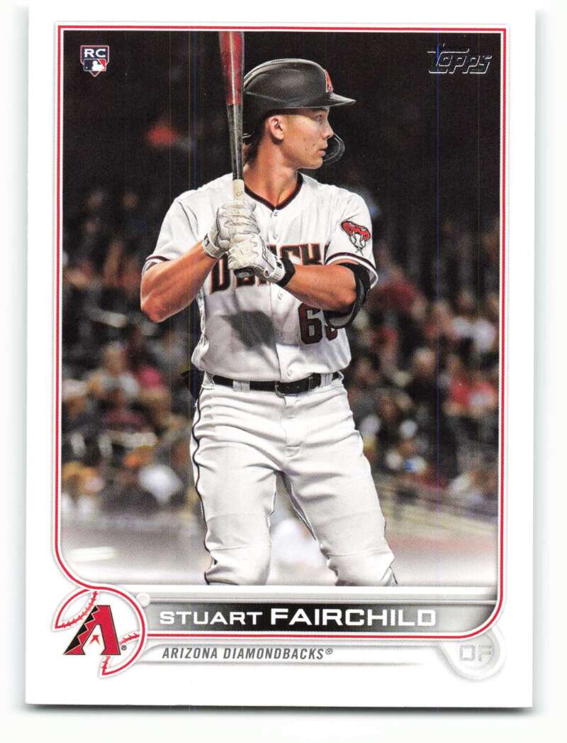 2022 Topps #163 Stuart Fairchild NM-MT RC Rookie Diamondbacks ID:42199