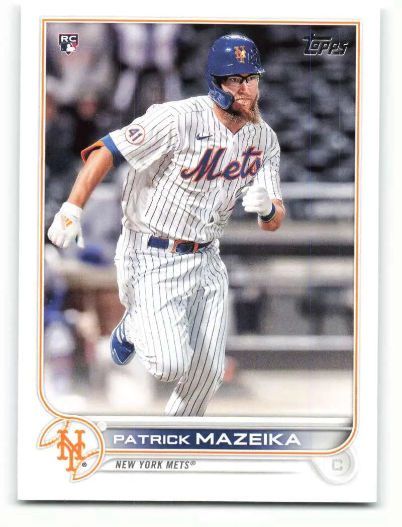 2022 Topps #166 Patrick Mazeika NM-MT RC Rookie Mets ID:47725
