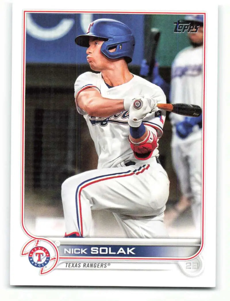 2022 Topps #172 Nick Solak NM-MT Rangers ID:47516