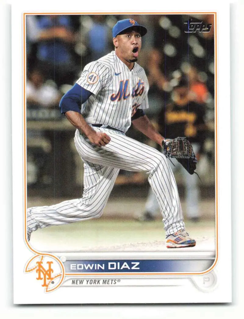 2022 Topps #267 Edwin Diaz NM-MT Mets ID:47525