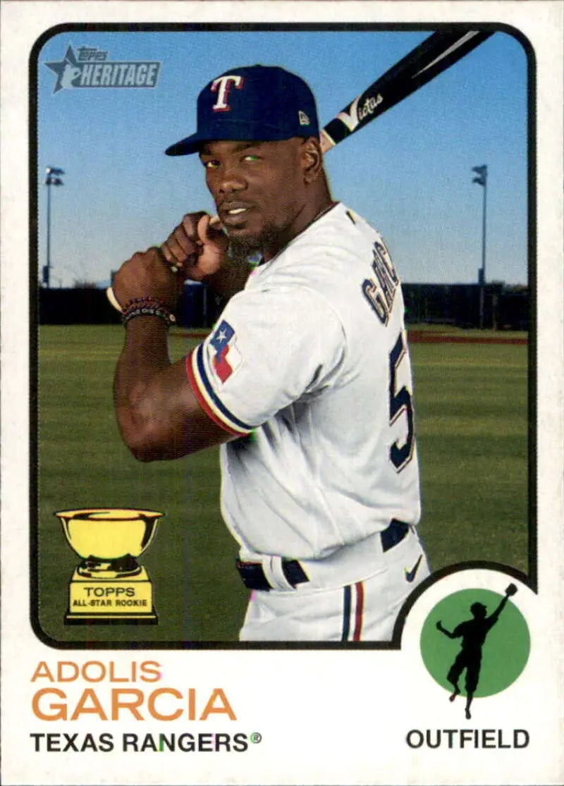 2022 Topps Heritage #83 Adolis Garcia NM-MT Rangers ID:76586