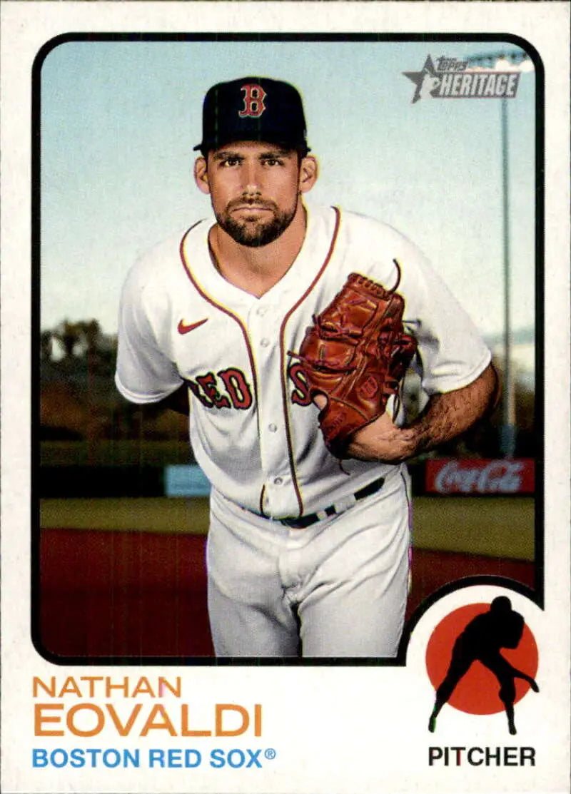 2022 Topps Heritage #311 Nathan Eovaldi NM-MT Red Sox ID:76609