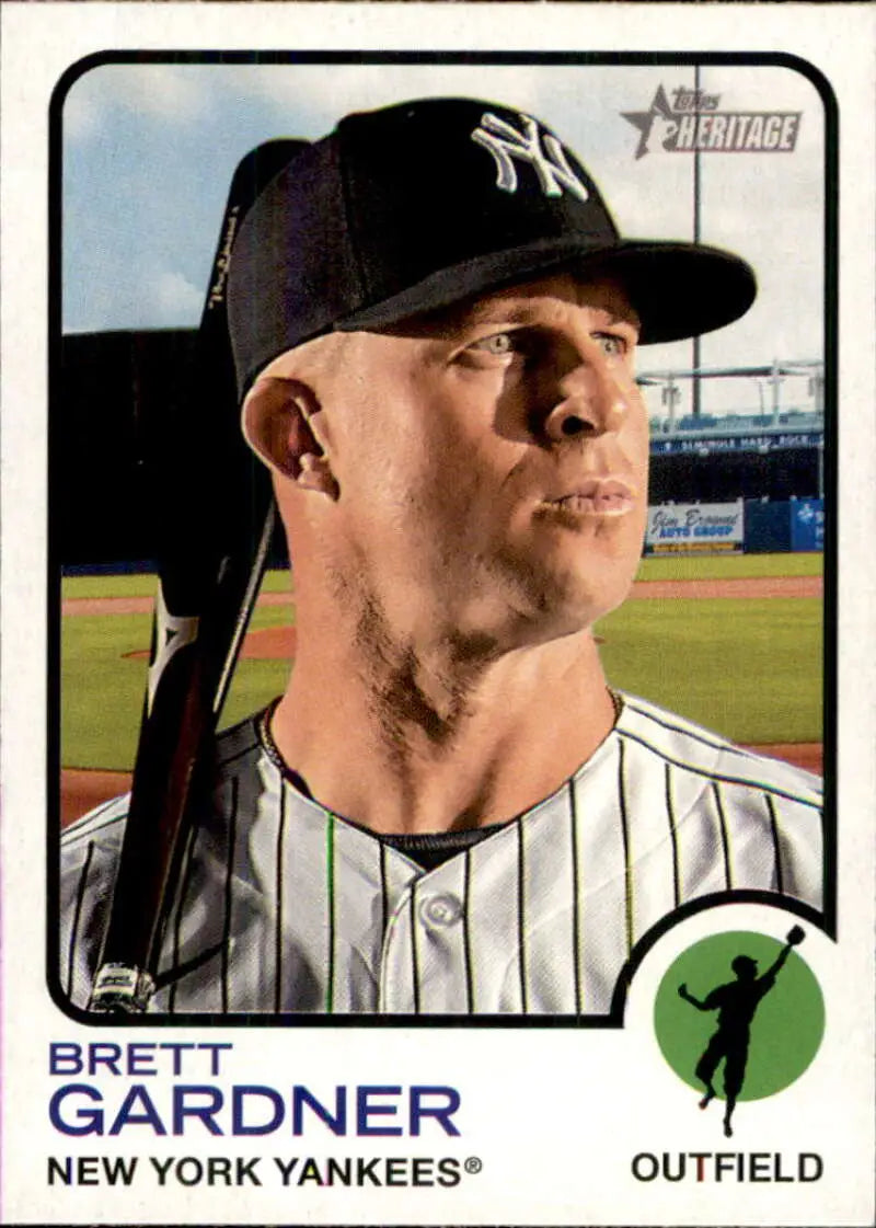 2022 Topps Heritage #349 Brett Gardner NM-MT Yankees ID:76613