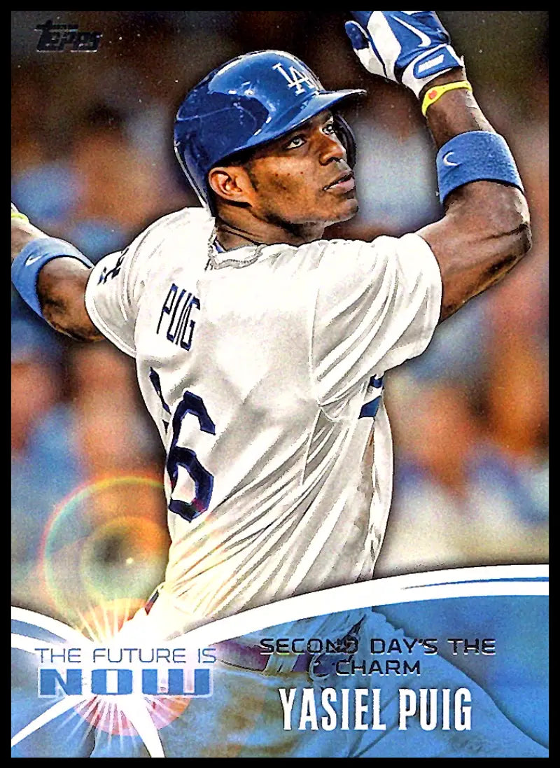 2014 Topps The Future Is Now #FN-25 Yasiel Puig NM-MT Dodgers ID:81524