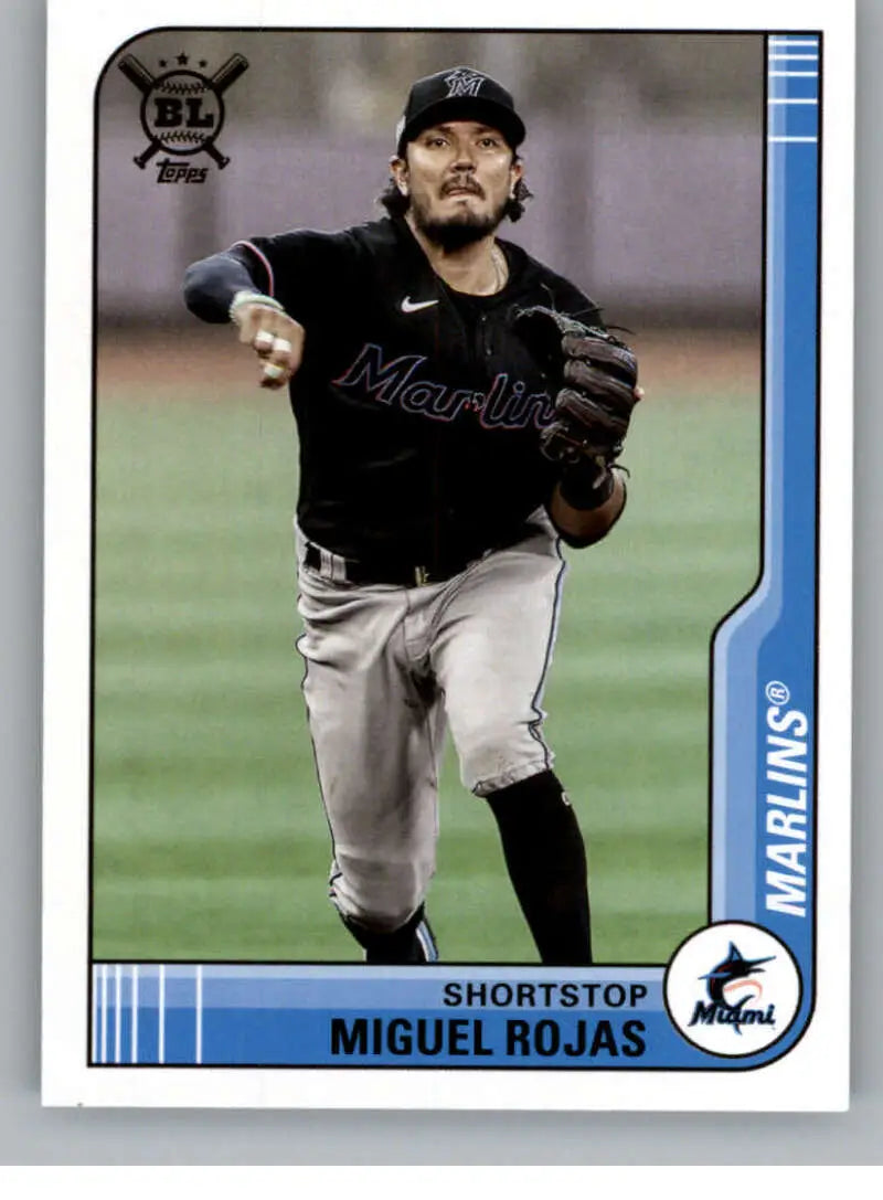 2021 Topps Big League #119 Miguel Rojas NM-MT Marlins ID:42607