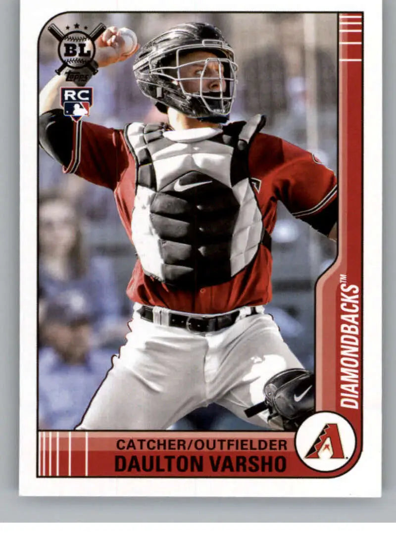 2021 Topps Big League #163 Daulton Varsho NM-MT RC Rookie Diamondbacks ID:42638
