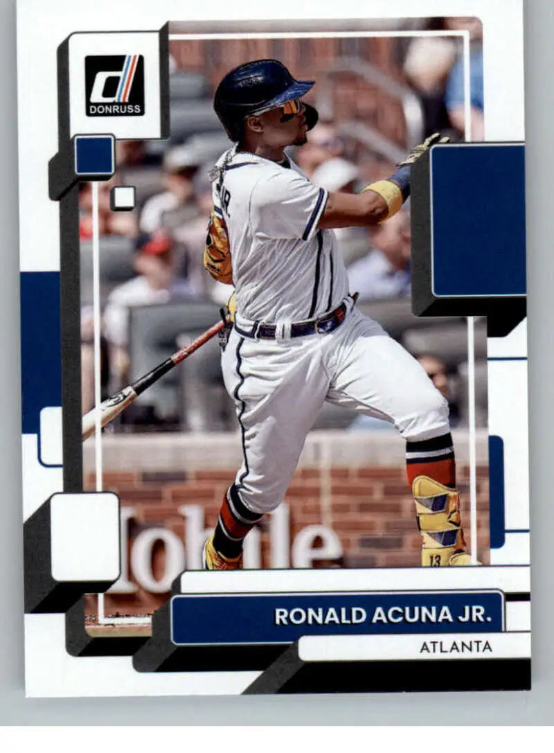 2022 Donruss #121 Ronald Acuna Jr. NM-MT Braves ID:42372