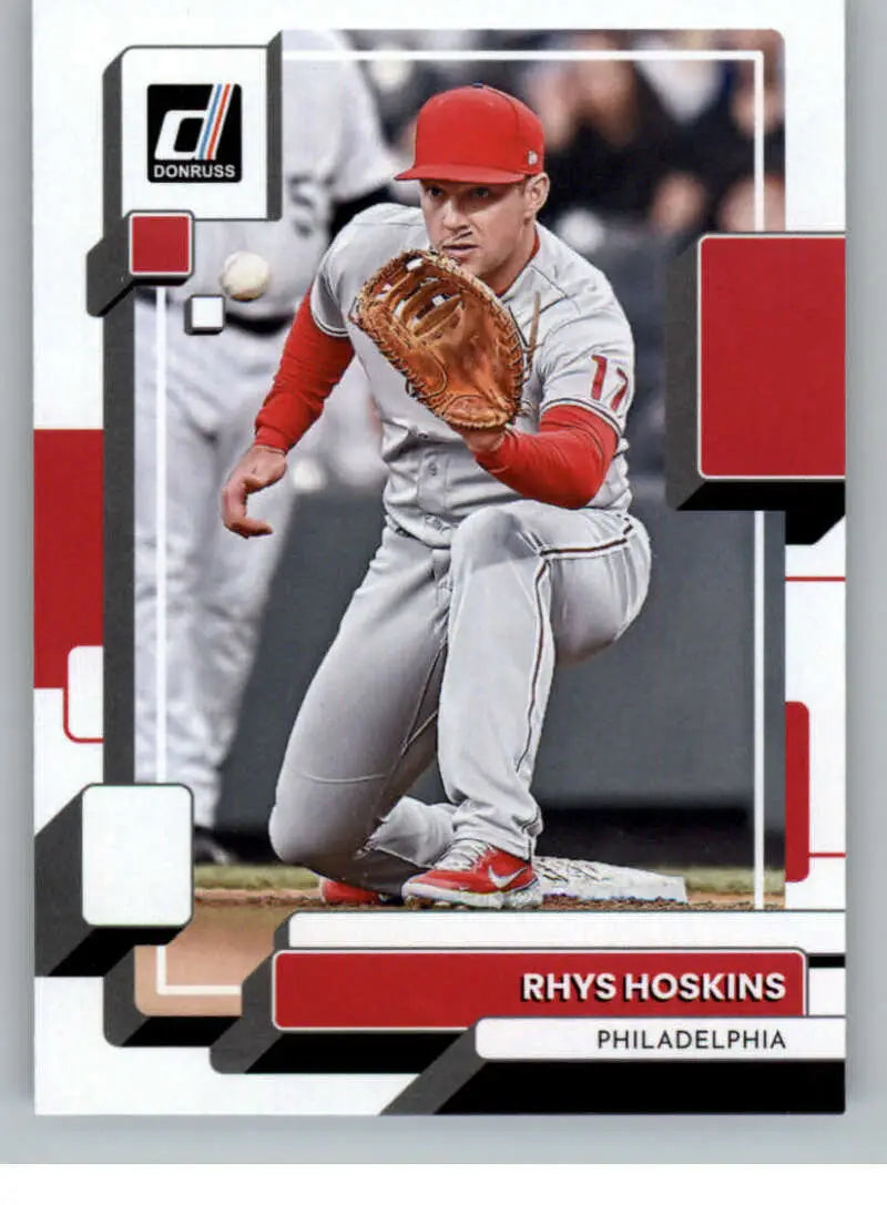 2022 Donruss #186 Rhys Hoskins NM-MT Phillies ID:42310