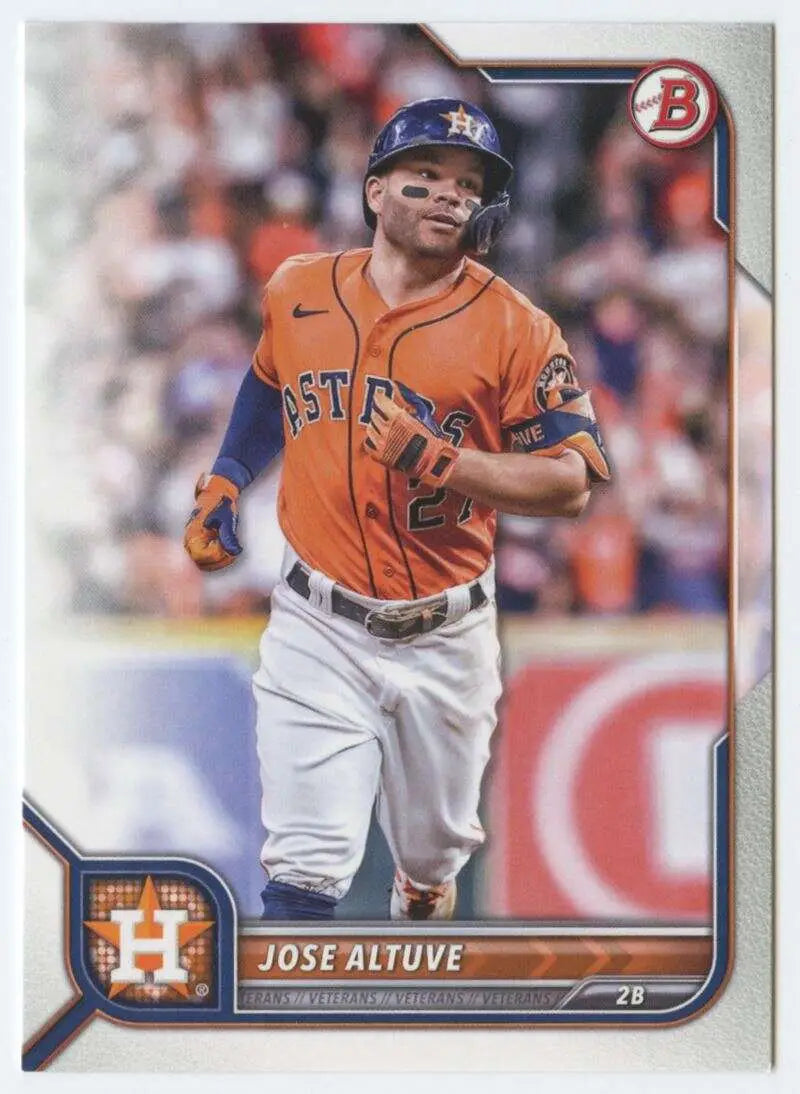2022 Bowman #35 Jose Altuve NM-MT Astros ID:42018