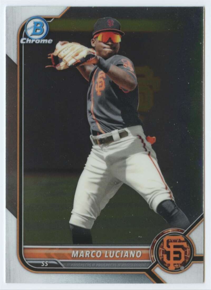 2022 Bowman Chrome Prospects #BCP-7 Marco Luciano NM-MT Giants ID:42872