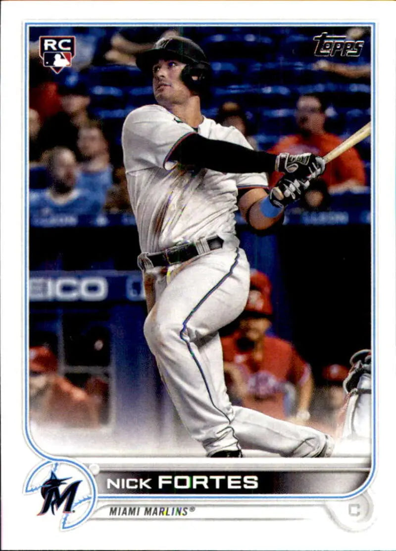 2022 Topps #333 Nick Fortes NM-MT RC Rookie Marlins