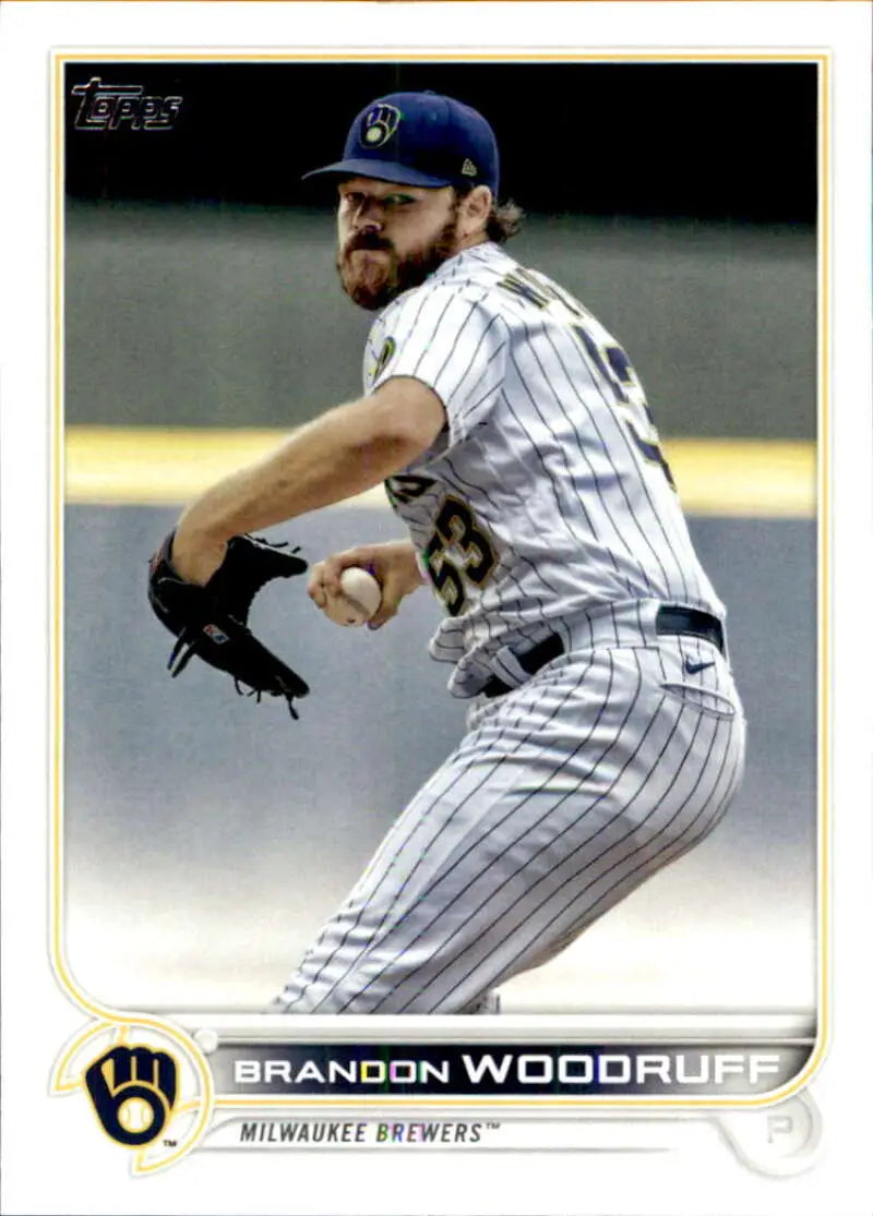 2022 Topps #336 Brandon Woodruff NM-MT Brewers ID:43947